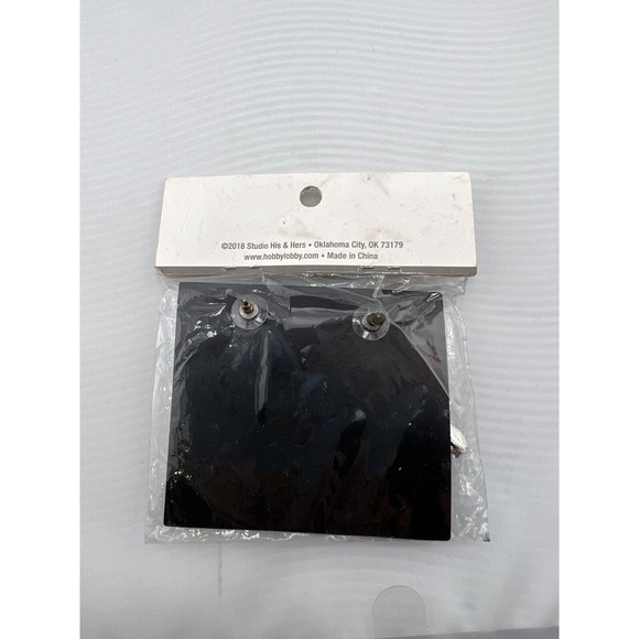 Studio His & Hers Clear Dangle Earrings Classic Wedding‎ Bling Statement - Picture 2 of 3